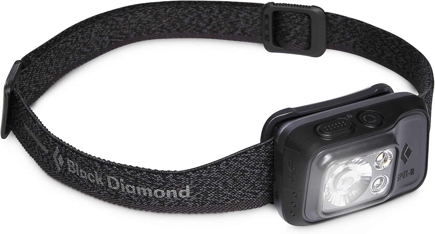 Black Diamond Spot 400-R rechargeable headlamp for camp and night rigging